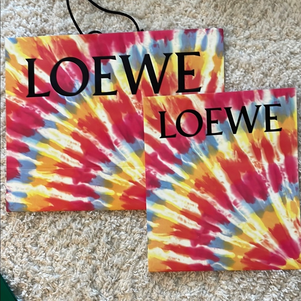 Loewe Vibrant Tie-Dye Bags shopping gift bag